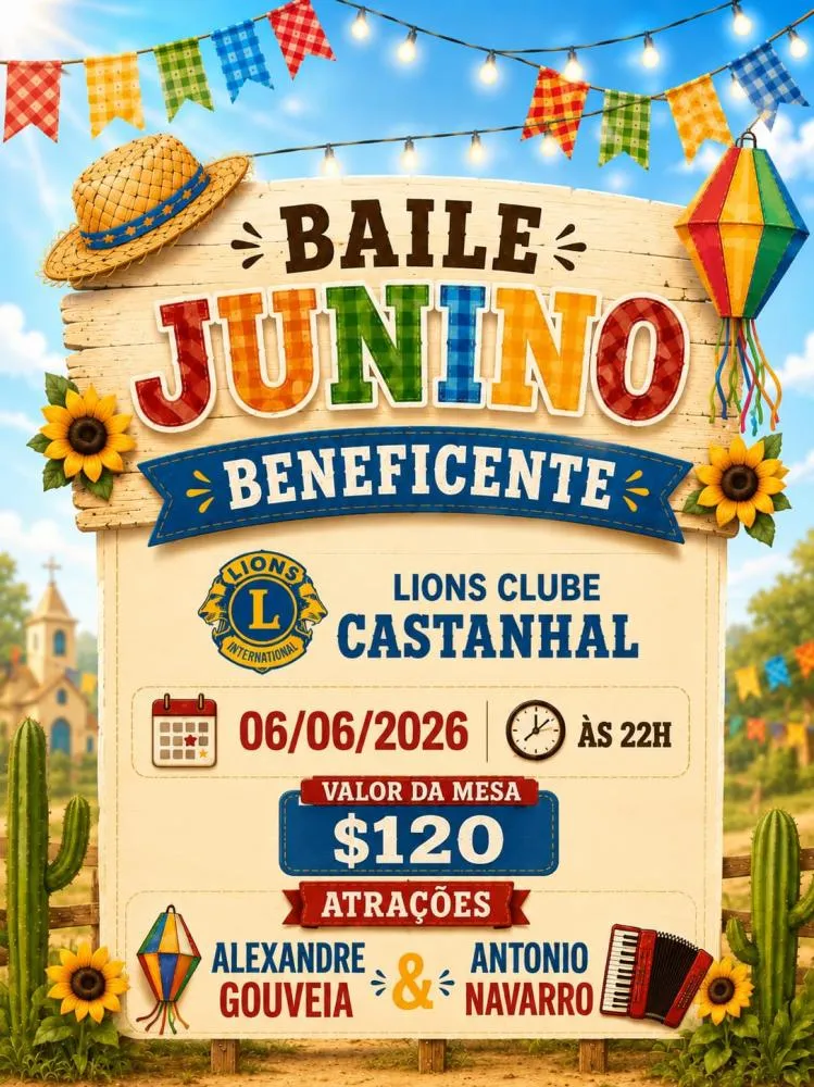 Baile Junino Beneficente agita Castanhal em junho