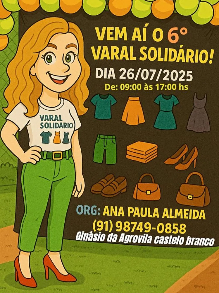Vem aí o 6º Varal Solidário: um gesto de amor que aquece vidas