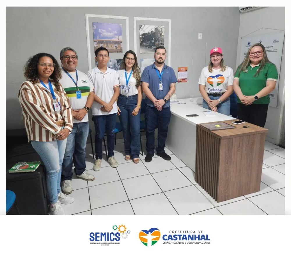 Parceria Entre SEMICS e SEBRAE fortalece atendimento às Salas do Empreendedor em Castanhal
