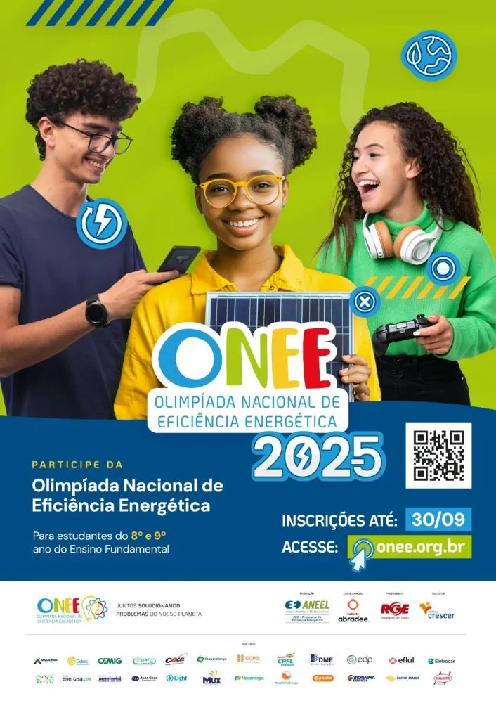 Educação e sustentabilidade: ANEEL abre inscrições para Olimpíada de Eficiência Energética