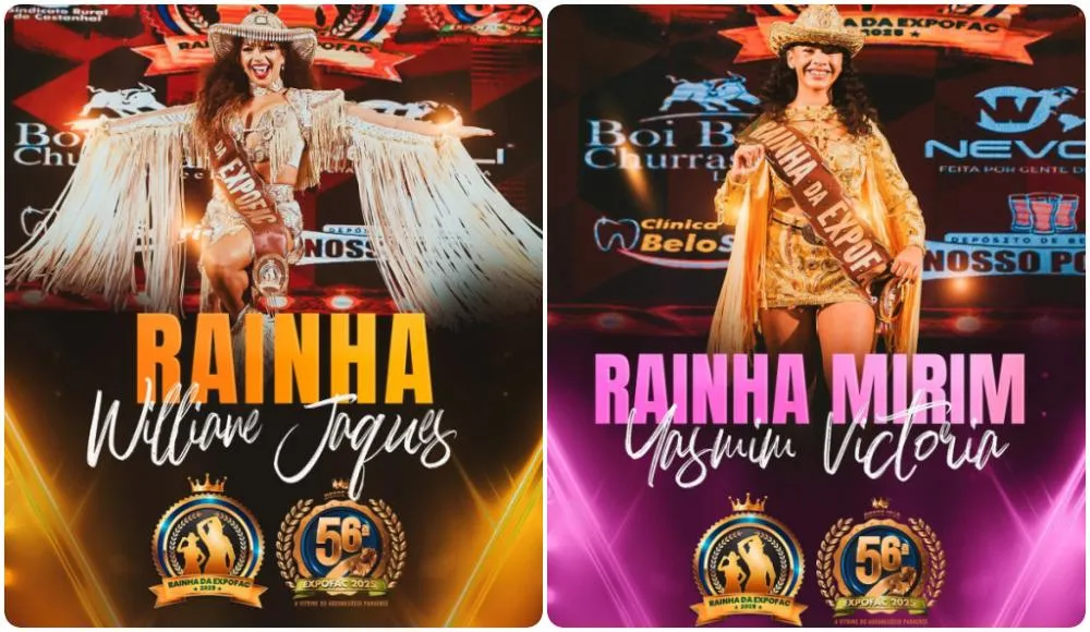 Elegância e Emoção: EXPOFAC 2025 Revela Suas Rainhas em Noite Memorável