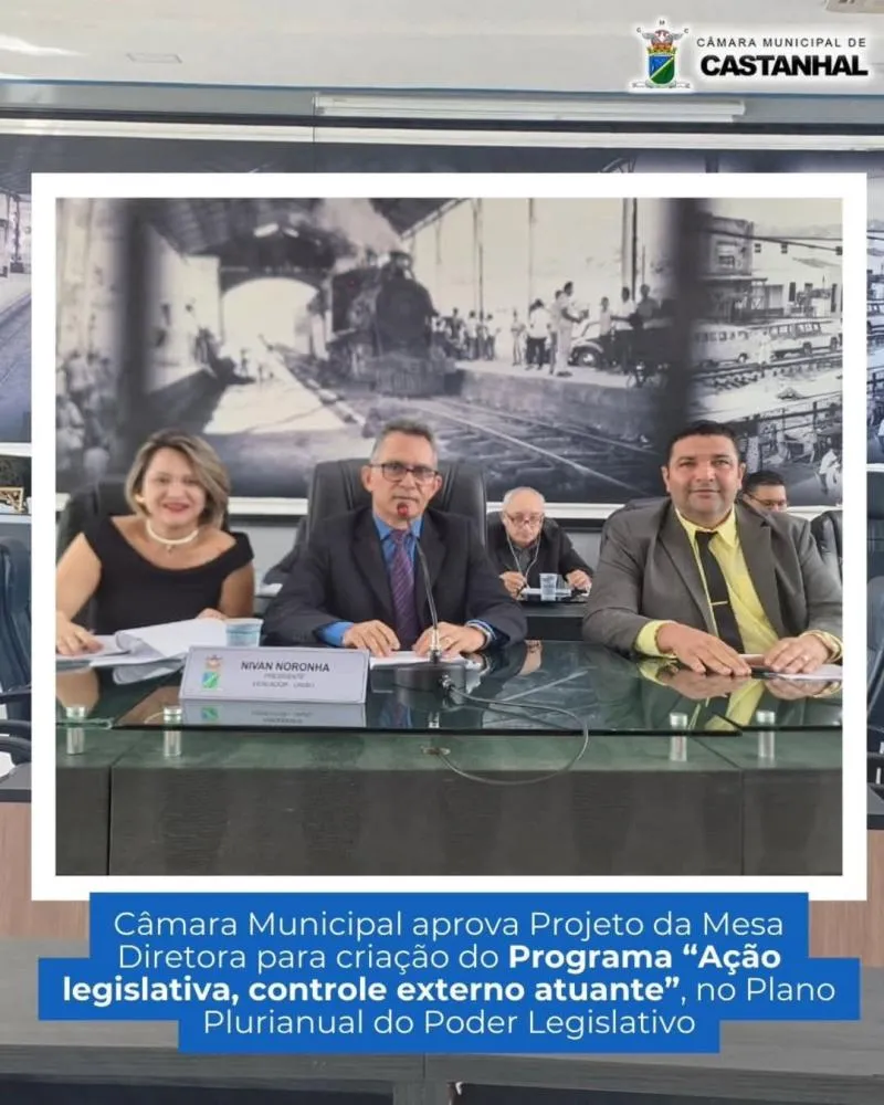 Câmara Municipal de Castanhal fortalece fiscalização com novo programa no Plano Plurianual